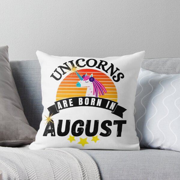 Item preview, unicorns are born in august designed and sold by ronaldsonou.