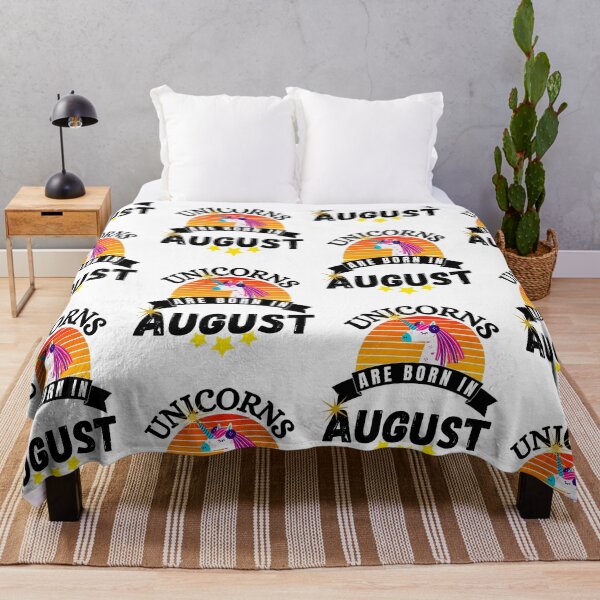Item preview, unicorns are born in august designed and sold by ronaldsonou.