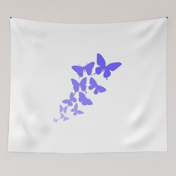 Item preview, Cluster of Purple And Lilac Butterflies Design. designed and sold by Fiftyandfab.
