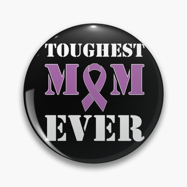 Item preview, Pancreatic Cancer Toughest Mom Support designed and sold by BibiTeeDesign.