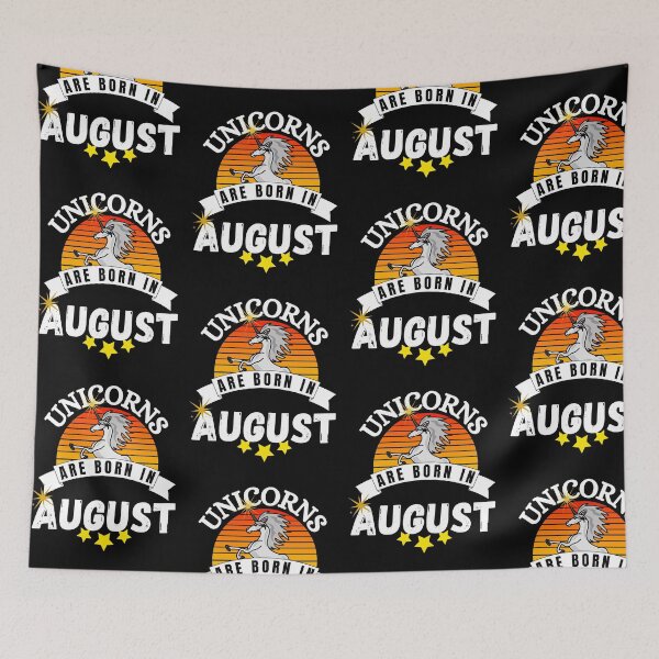 Item preview, unicorns are born in august designed and sold by ronaldsonou.