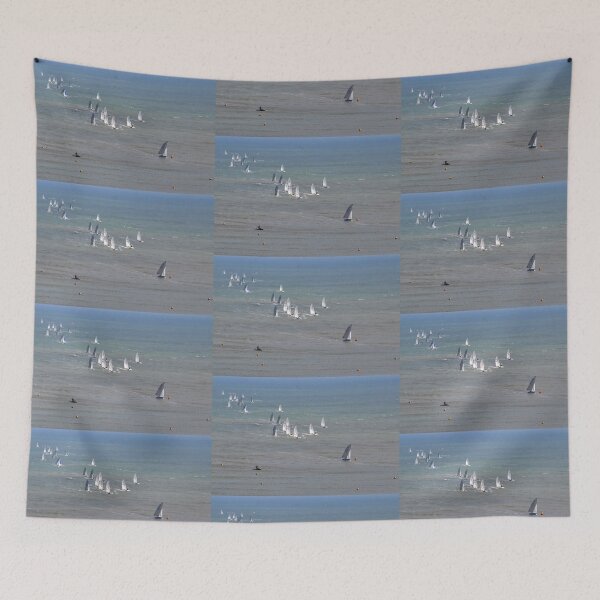 Item preview, Yachts coming back to Lyme Harbour.........Dorset UK designed and sold by lynn carter.