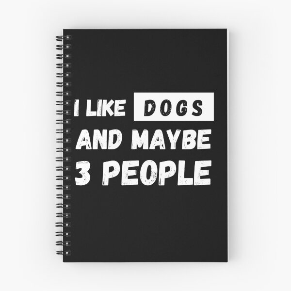 Item preview, I Like Dogs and Maybe 3 People T-Shirt Cool Design Tee designed and sold by LJ4EVER.