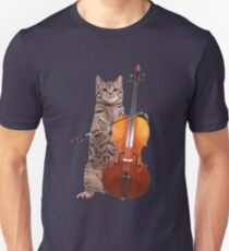 Cello Cat - Meowsicians Unisex T-Shirt