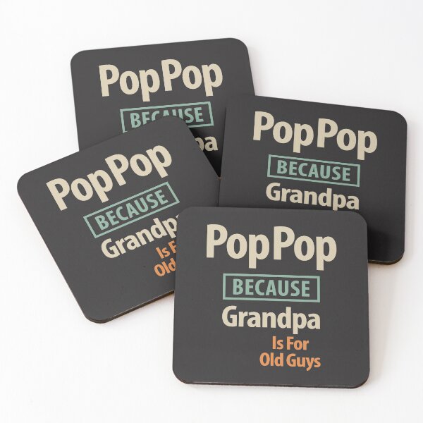 Artikelvorschau, Pop Pop, weil Opa für alte Jungs ist - Papa und Opa entworfen und verkauft von cidolopez.