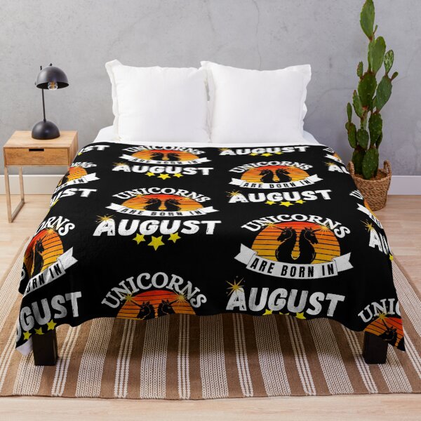 Item preview, unicorns are born in august designed and sold by ronaldsonou.