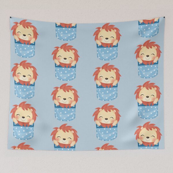 Item preview, Lion pocket boy designed and sold by CutieAnimals.