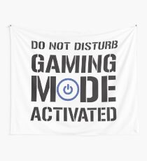 Gaming Mode Activated Wall Tapestry