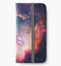 The Universe under the Microscope (Magellanic Cloud) iPhone Flip-Case/Hülle/Klebefolie