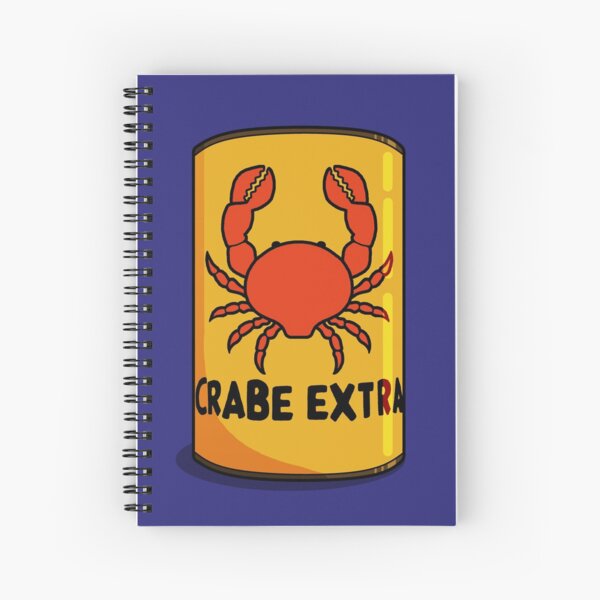 Crabe Extra- Tin Tin Spiral Notebook