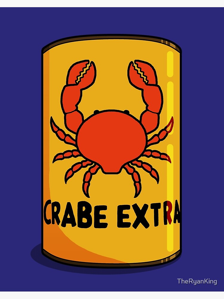 Crabe Extra Tin Tin Art Board Print By Theryanking Redbubble