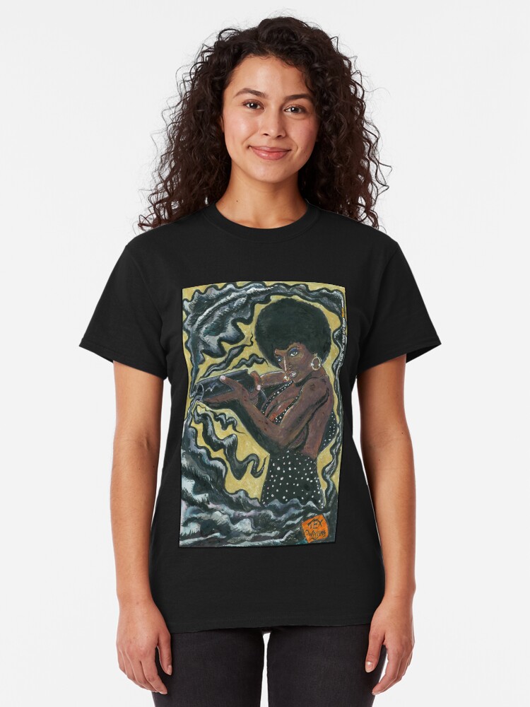 Alternate view of Bad Girls of Motion Pictures #2 (of 9)- Coffy Classic T-Shirt