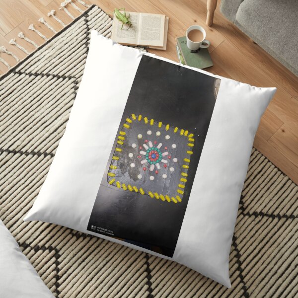 hand embroidery Floor Pillow