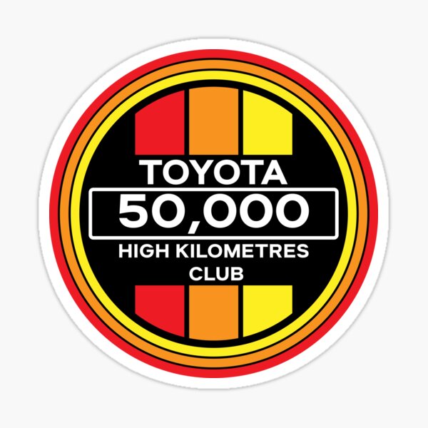 Item preview, Toyota 50,000 High Kilometres Club designed and sold by knibbzy.