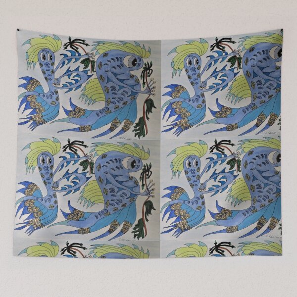 Artikelvorschau, Blaufisch entworfen und verkauft von artbyjacs.