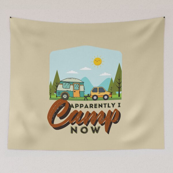 Item preview, Apparently I Camp Now  designed and sold by aoichan3939.
