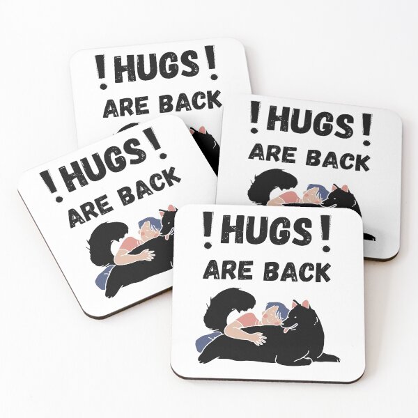 Item preview, Hugs are back - Dog lovers - Home is where the paws are designed and sold by For the love of Pixels.