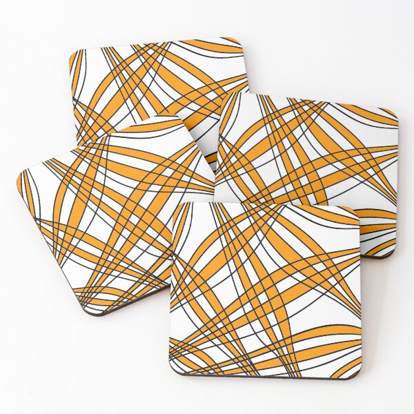 Item preview, Abstract pattern - orange and white. designed and sold by K.S ART.