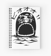 Laboon One Piece - The whale on the red line Spiral Notebook