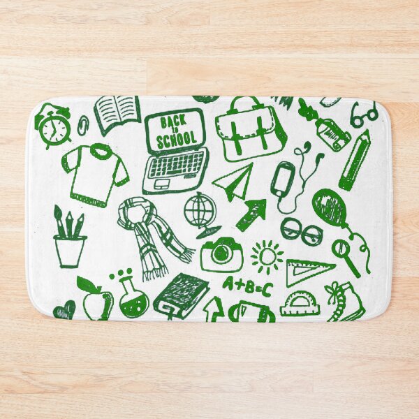 Item preview, School Green Pattern designed and sold by freeArt10.