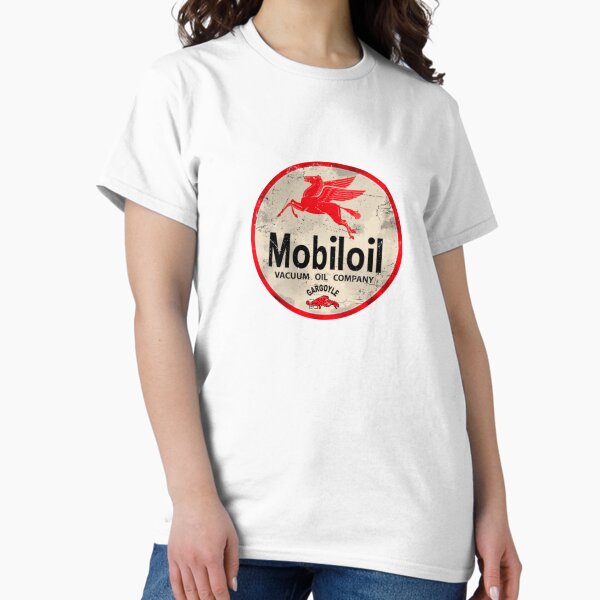 Item preview, Gas And Oil T-ShirtMobiloil gargoyle vintage sign designed and sold by HIDROSHOP.