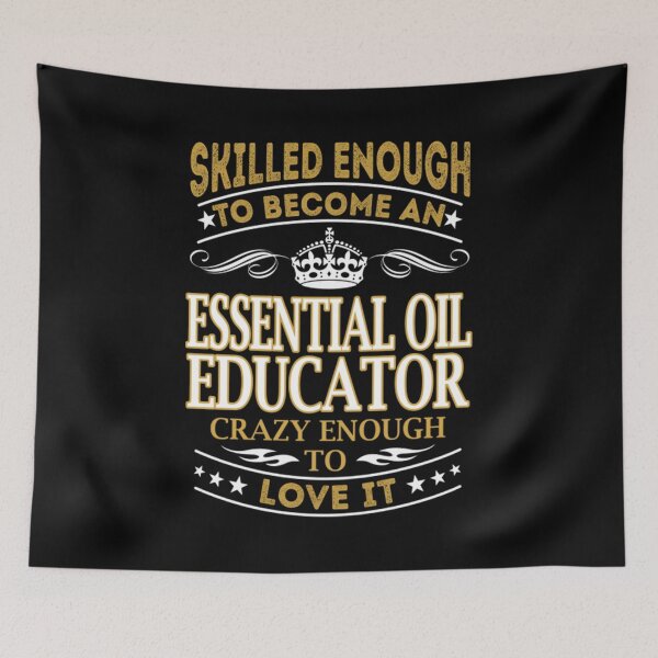 Item preview, Essential Oil Educator T-ShirtEssential Oil Educator Skilled Enough  designed and sold by HIDROSHOP.