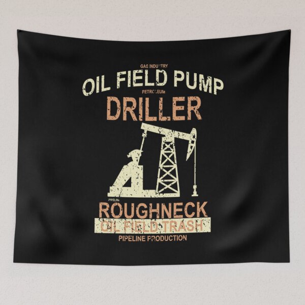 Item preview, Oil Field T-ShirtRoughneck Oil Field Pump Driller designed and sold by HIDROSHOP.