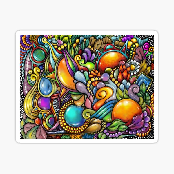 Doozied Doodles Sticker
