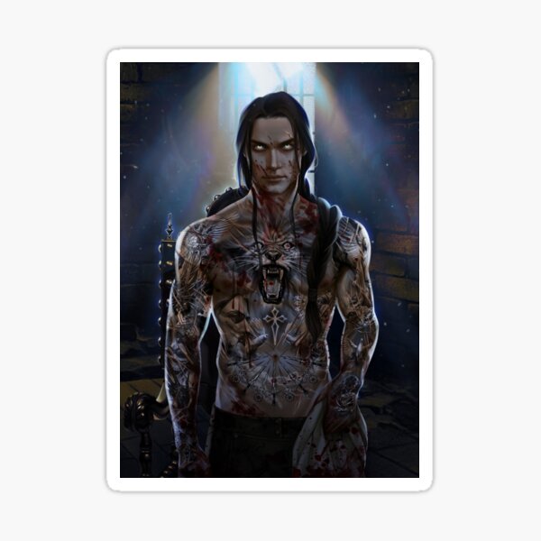 Gabriel from The Empire of the Vampire Sticker