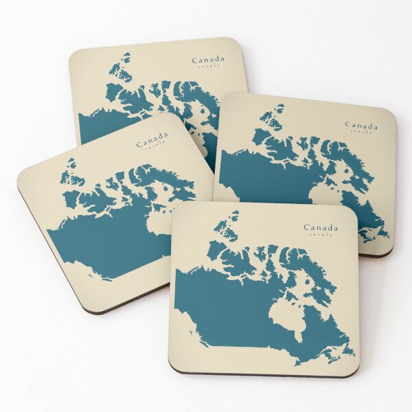 Item preview, Modern Map - Canada map CA designed and sold by Ingo Menhard.