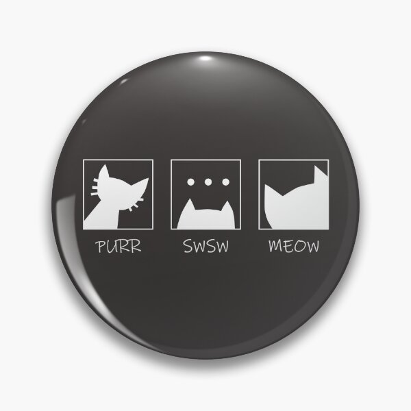 Item preview, Purr Swsw Meow Cat Sounds in Three Panels - white designed and sold by NamColors.