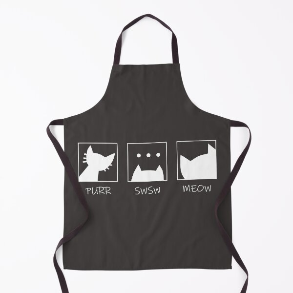 Item preview, Purr Swsw Meow Cat Sounds in Three Panels - white designed and sold by NamColors.