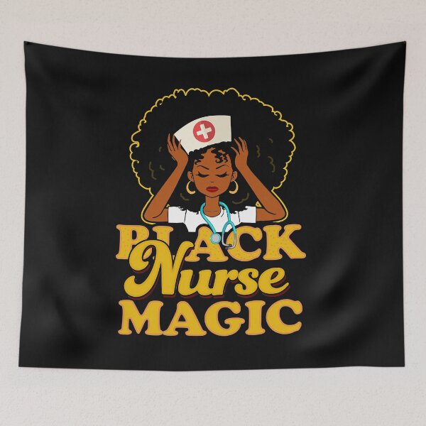 Item preview, Black Nurse Magic! Black Pride Gift designed and sold by dorthymala.