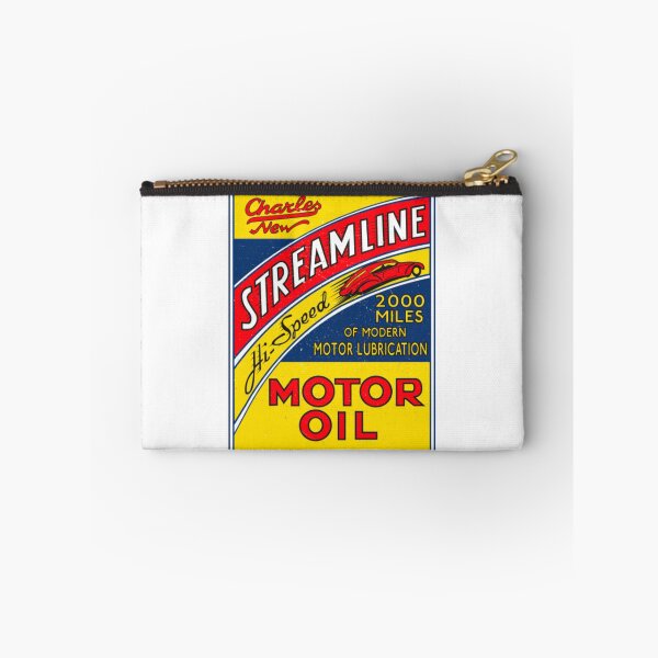 Item preview, Gas And Oil T-ShirtStreamline Motor oil retro sign rectangular designed and sold by HIDROSHOP.
