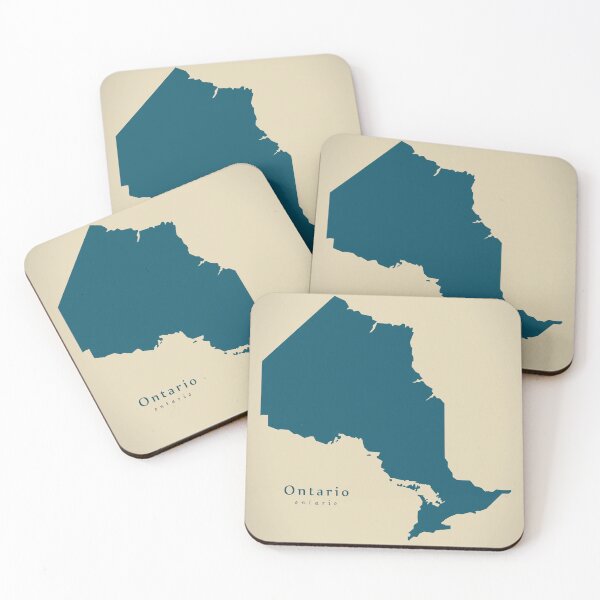 Item preview, Modern Map - Ontario province map Canada CA designed and sold by Ingo Menhard.