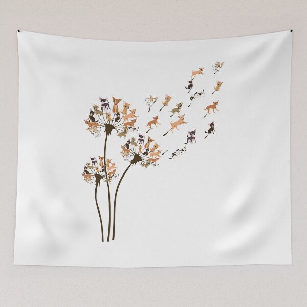Item preview, Chihuahua Flower Fly Dandelion Chihuahua Funny Dog Lover  designed and sold by dorthymala.