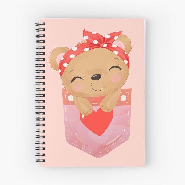 Item preview, Bear pocket girl designed and sold by CutieAnimals.