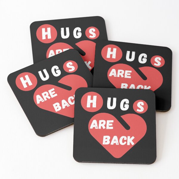 Item preview, Hugs are back - Quarantine is over - No more Social Distancing designed and sold by For the love of Pixels.