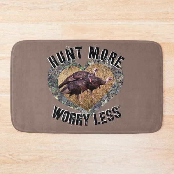 Item preview, Hunt More, Worry Less Wild Turkey Hunting Design designed and sold by LifeCrush.