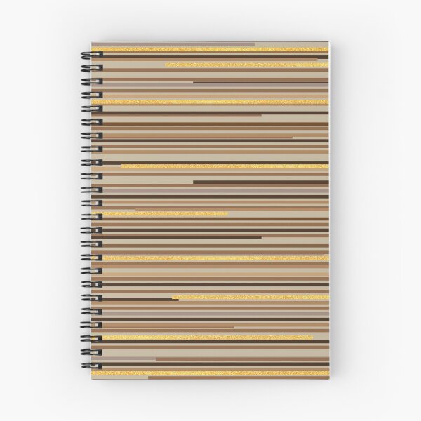Item preview, Brown Thin lines with gold design designed and sold by BLMcreations.