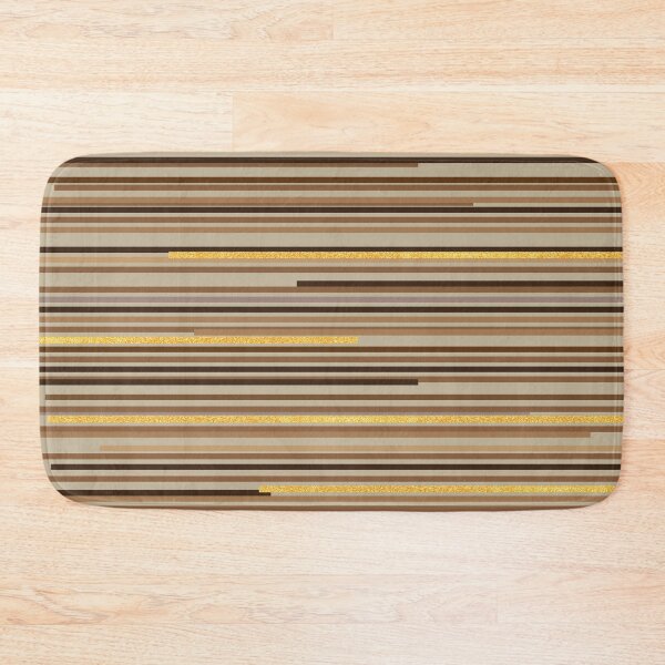 Item preview, Brown Thin lines with gold design designed and sold by BLMcreations.