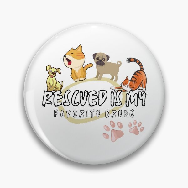 Item preview, Rescued is my favorite breed, adopted is my favorite breed designed and sold by TheOrbDesigns.