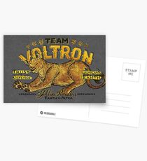 Yellow Paladin Vintage Shirt Postcards