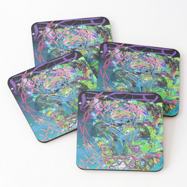 Item preview, Festive Abstraction 3 (muted) designed and sold by Discordant Dreams Art.
