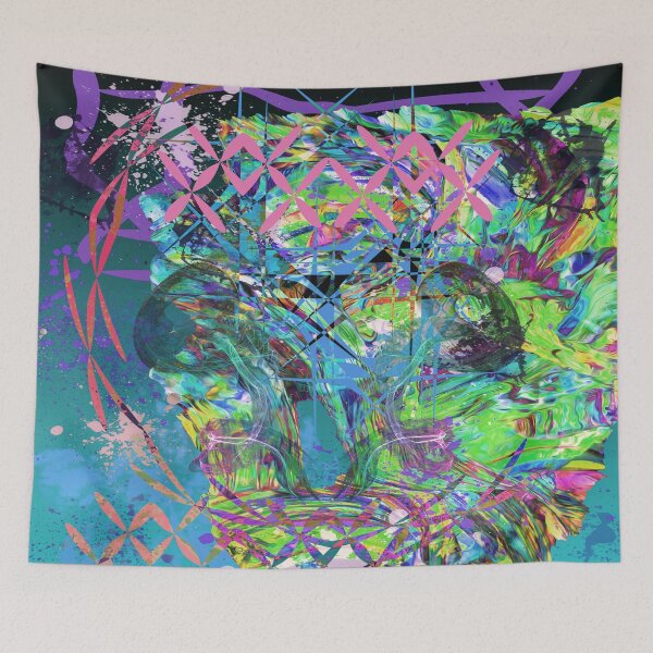 Item preview, Festive Abstraction 3 (muted) designed and sold by Discordant Dreams Art.