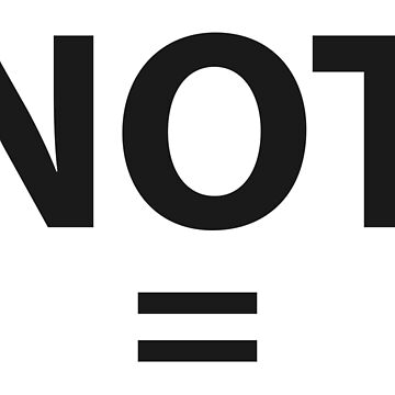 Artwork thumbnail, Not Equal by DesignDH