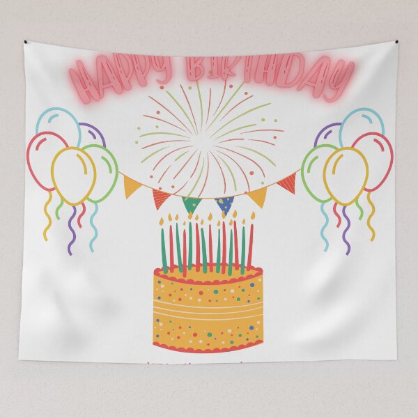 Item preview, happy birthday - greeting card designed and sold by bahicharafe.