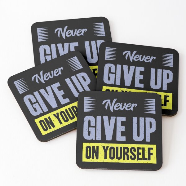 Item preview, MOTIVATIONAL NEVER GIVE UP ON YOURSELF T SHIRT designed and sold by STTrillionTEES.