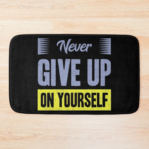 Item preview, MOTIVATIONAL NEVER GIVE UP ON YOURSELF T SHIRT designed and sold by STTrillionTEES.