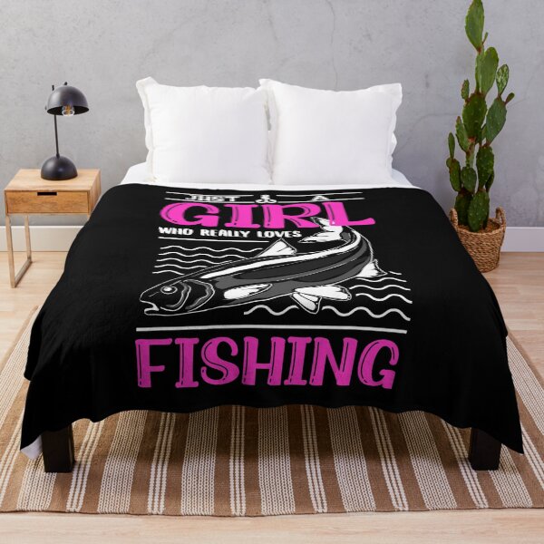 Item preview, Fishing Girl Who Really Loves Fishing Rod Pink designed and sold by kristazzsa112.